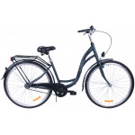 Mestský bicykel 28 Fuzlu City S-1 granátová